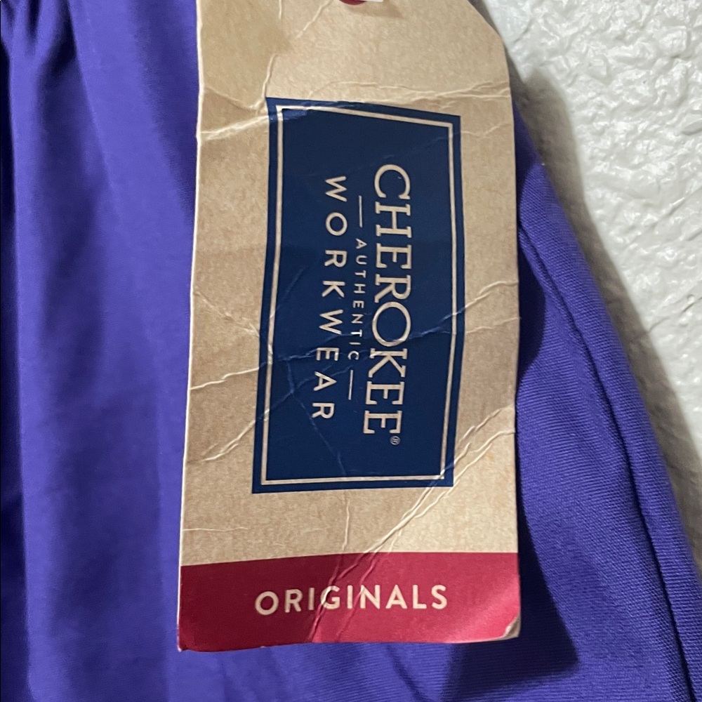 Cherokee Women's Grape Traditional Scrub Pants. NWT. Size XL. - Picture 6 of 13